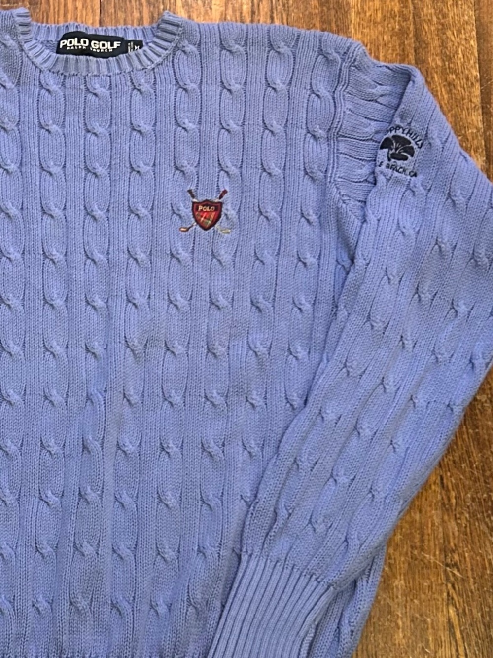 Men's Ralph Lauren Polo Golf 100% Cotton Knit Sweater Size M